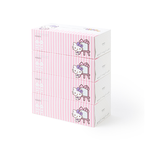 Hello Kitty抽拉式日用純棉柔巾