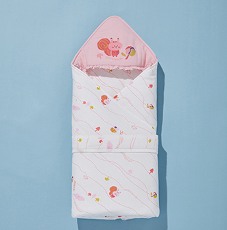 21秋嬰兒紗布微厚抱被