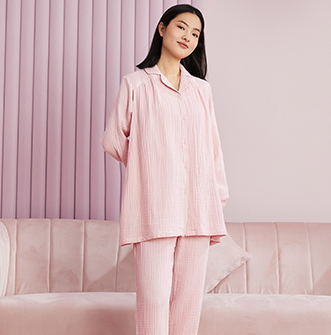 孕產(chǎn)水洗紗布家居套裝