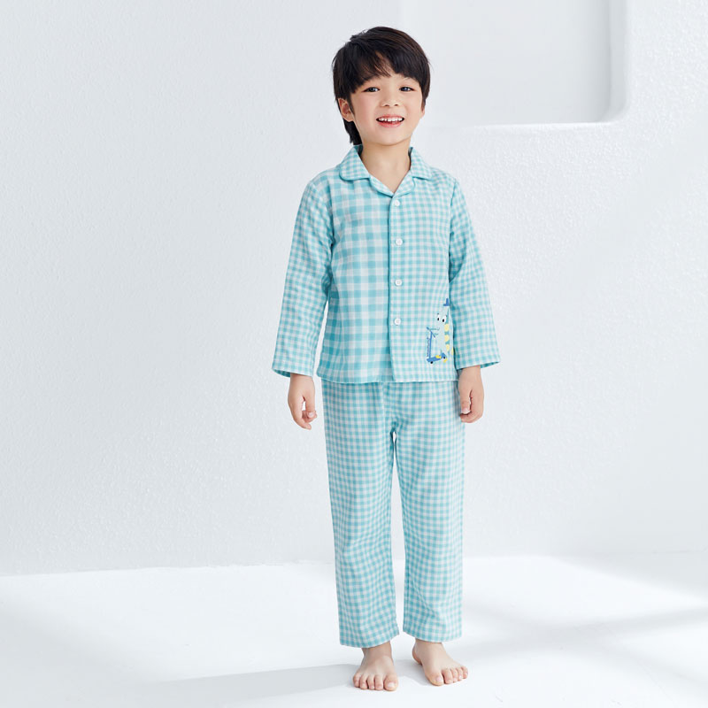 男童紗布家居套裝

