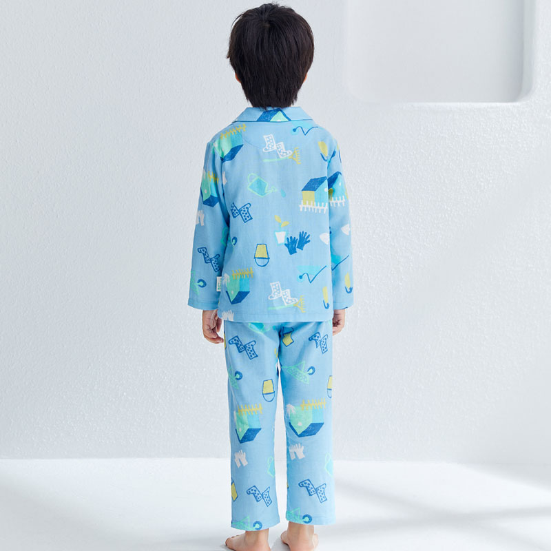 男童紗布家居套裝
